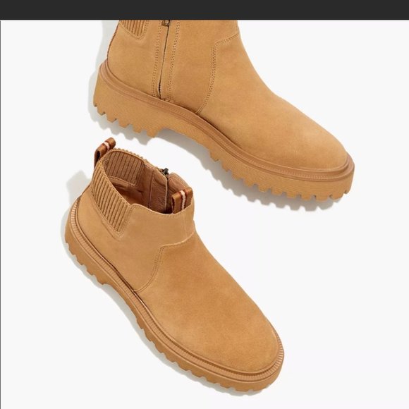The Henry Lugsole Boot in Suede NEW Size 7 Retail $228 Chelsea Style by Madewell - Picture 3 of 10